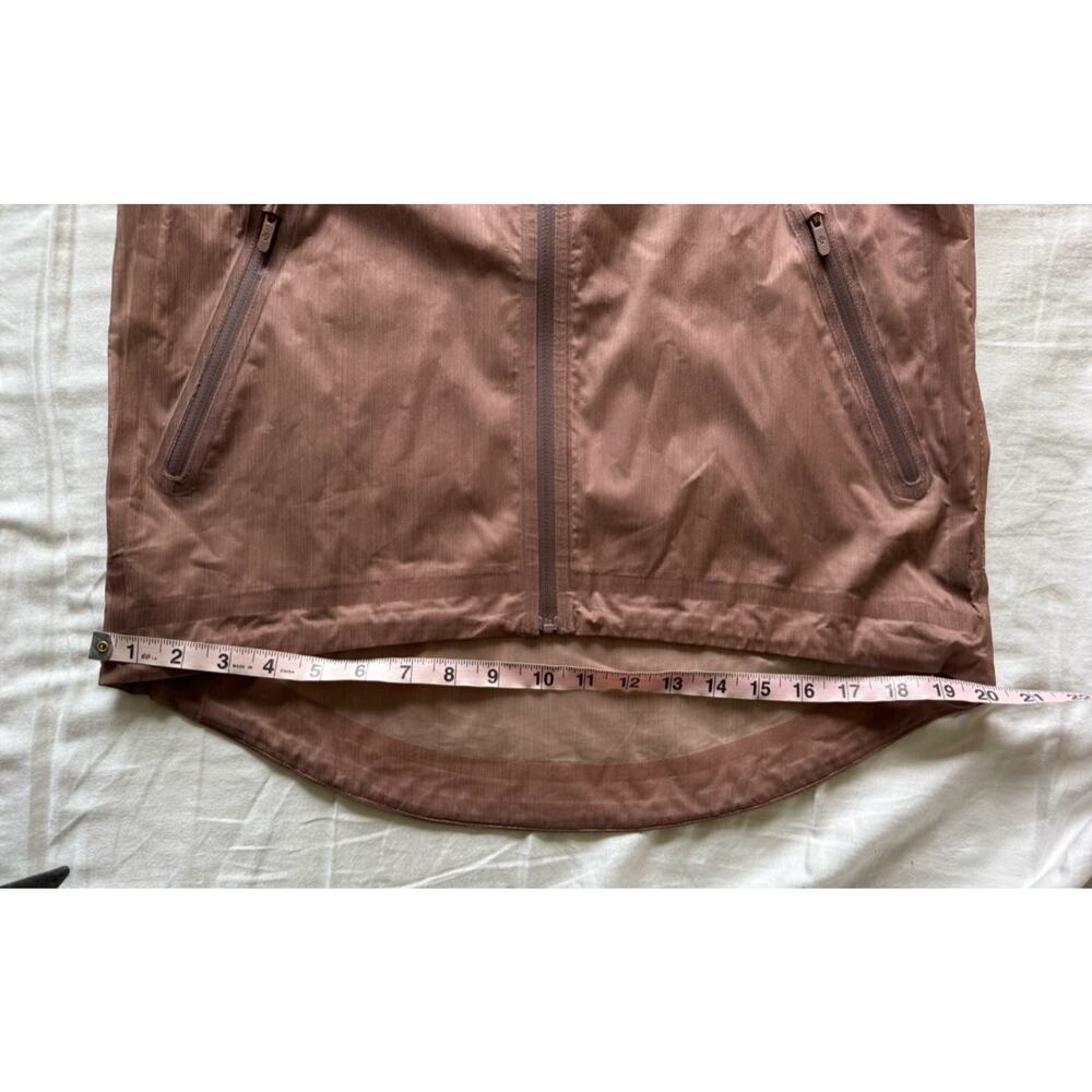 Lululemon Sheerjoy Pink Full Zip Waterproof Hooded Jacket Women's 8 Lightweight - Picture 6 of 16